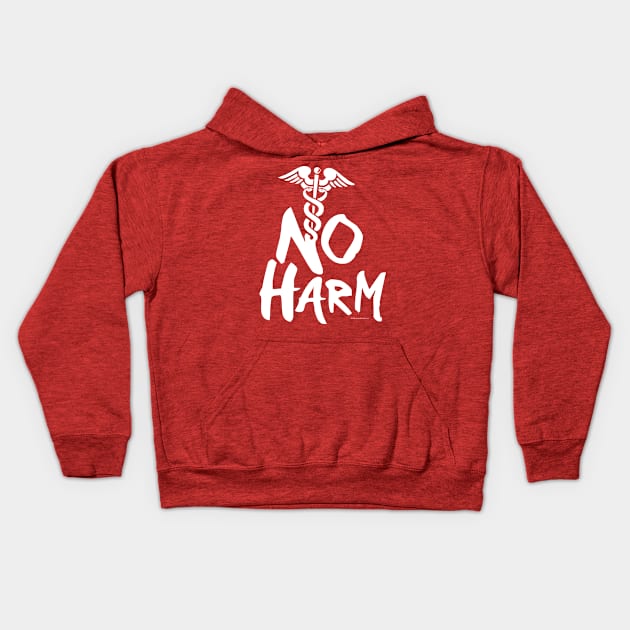 No Harm Kids Hoodie by House_Of_HaHa